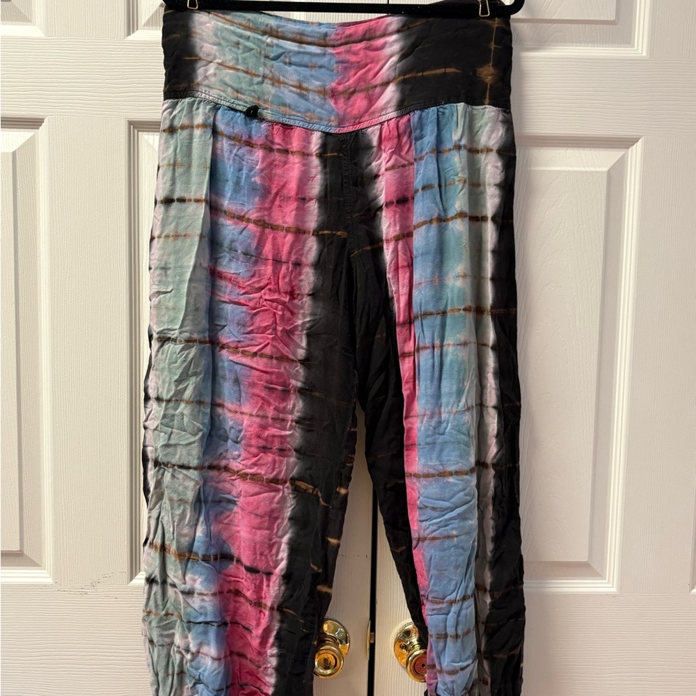 Multicolor Tie-Dye  Pants